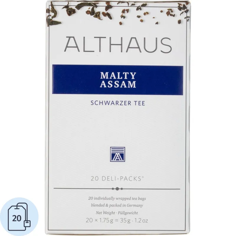 Чай Althaus Deli Packs Assam Meleng 20 пакетиков