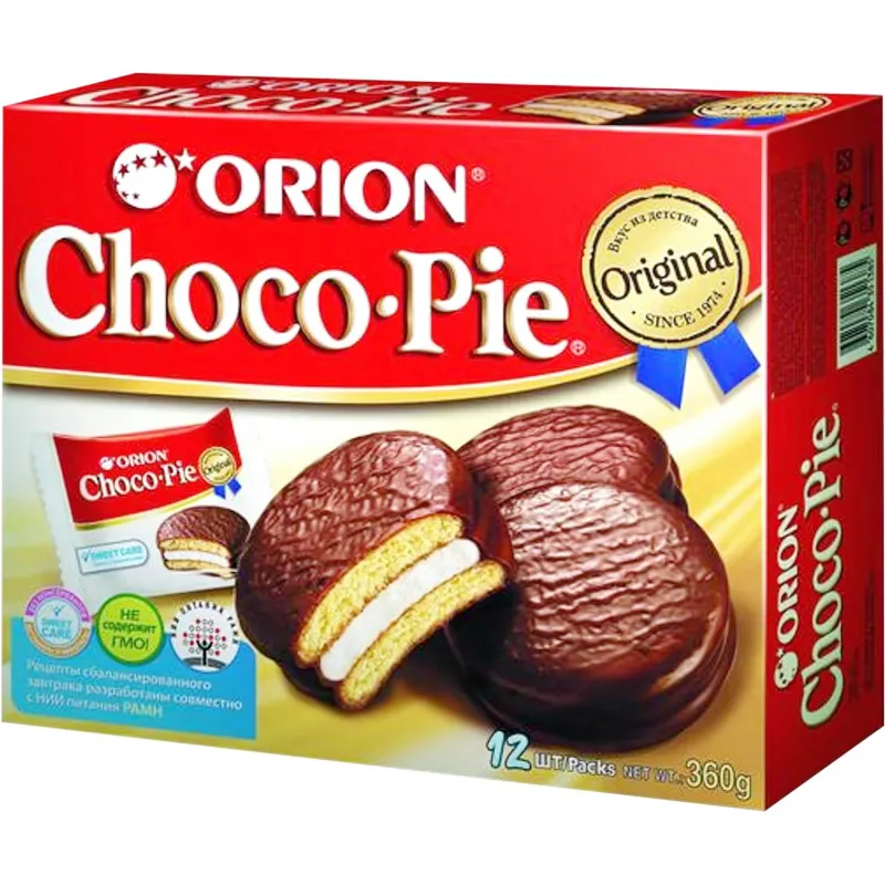 Пирожное Orion Choco Pie, 360 г (12 шт./уп.)