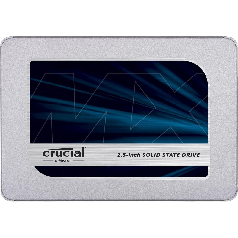 SSD накопитель Crucial MX500 500GB 2,5 SATA (CT500MX500SSD1) TLC