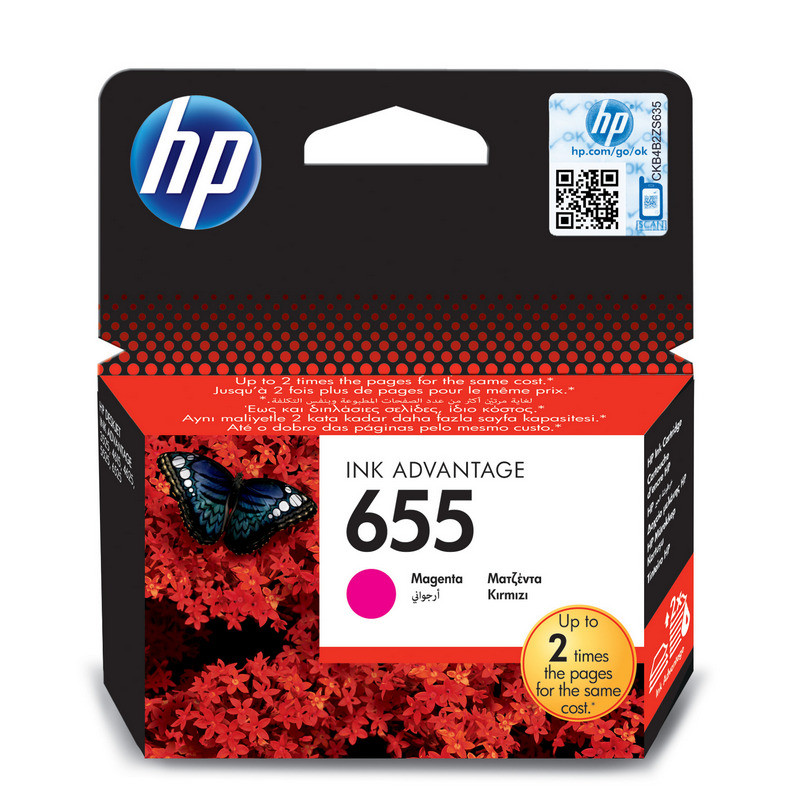 Картридж струйный HP 655 CZ111AE пур. для DJ Ink Advantage 3525/4625/5525