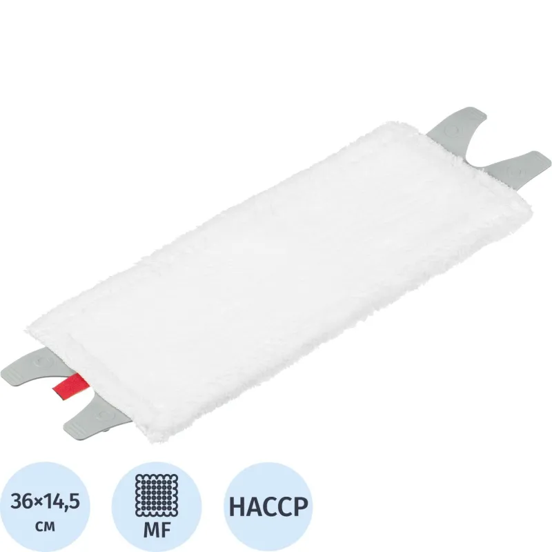 Насадка МОП микрофибра универсальный (крепление М-образный язык), 35 см