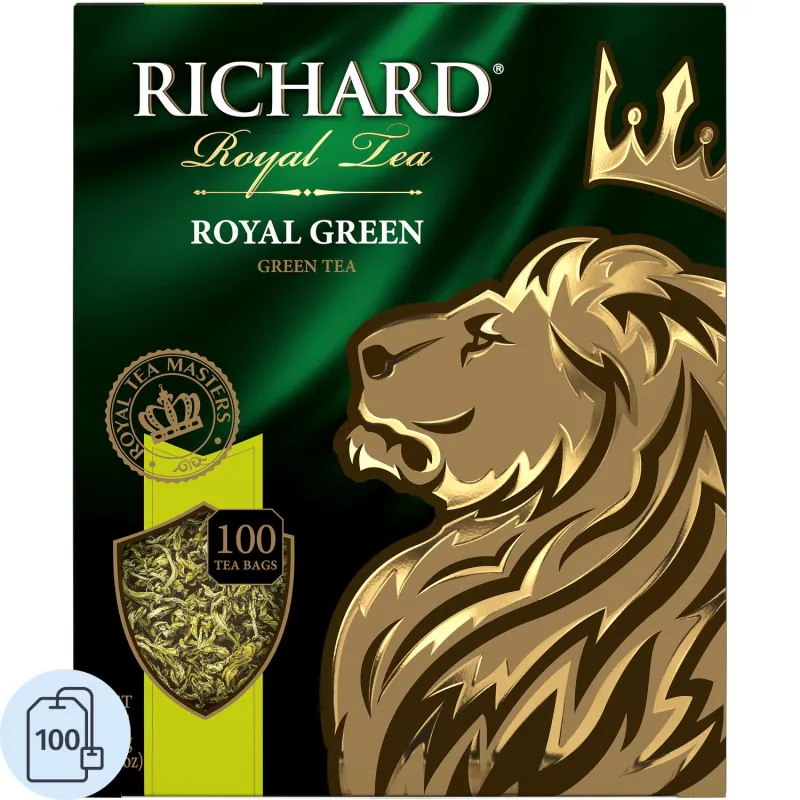 Чай Richard Royal Green зеленый 100 пакетиков