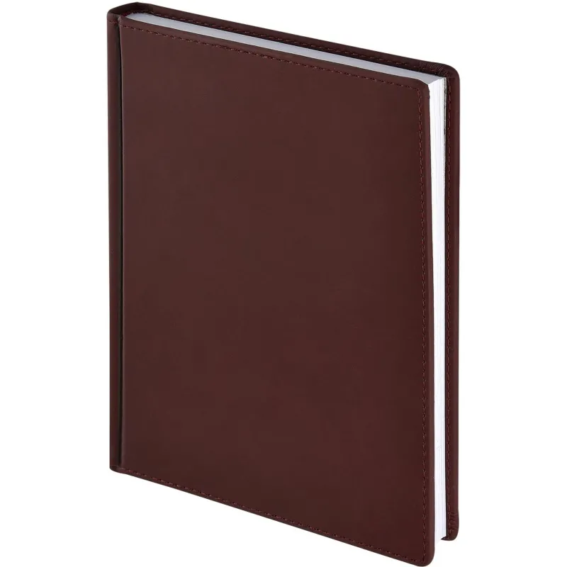 Ежедневник датированный 2026 год Attache Velvet искусственная кожа А5 168 листов бордовый
