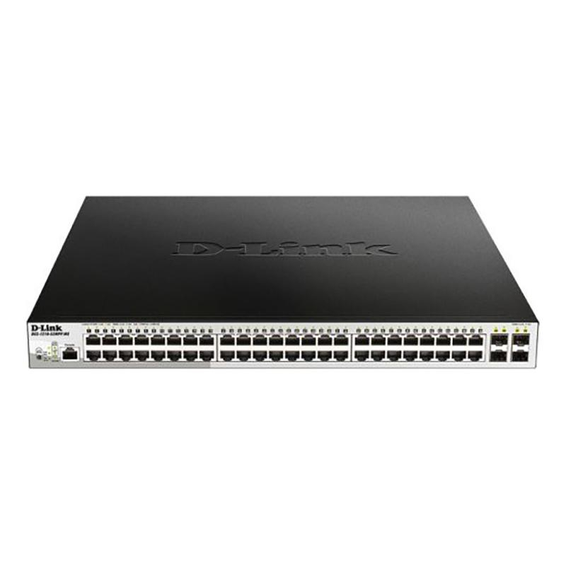 Коммутатор D-Link DGS-1210-52MPP/ME/B3A (48 х 10/100/1000Base-T PoE