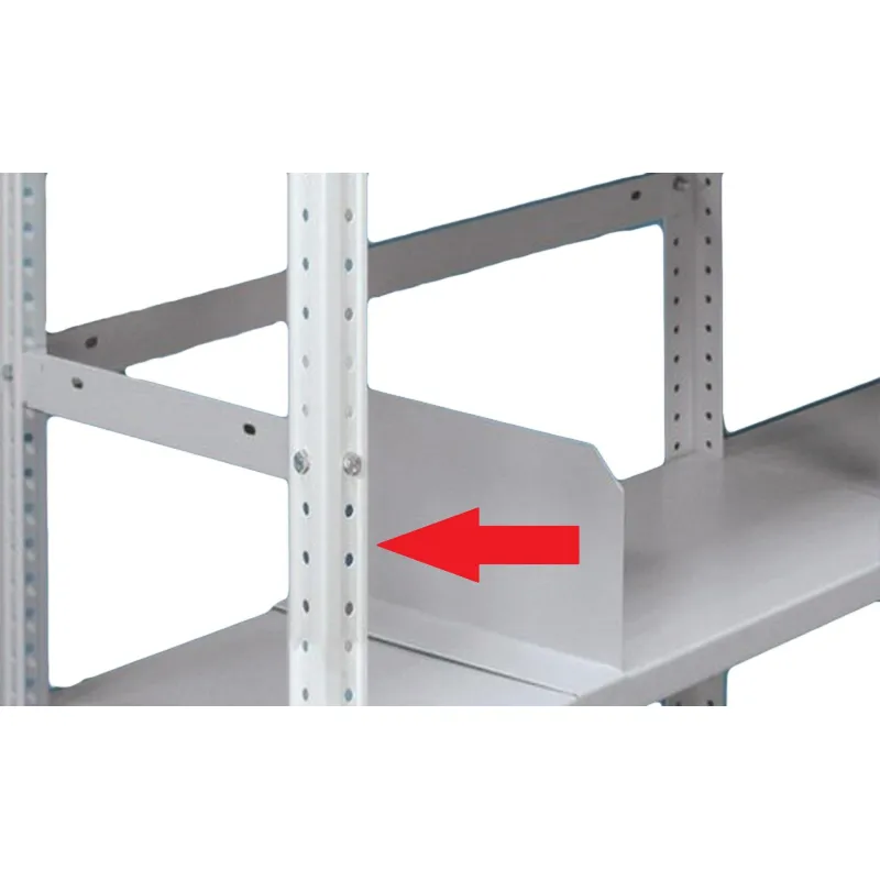 Метал.Мебель ПРАКТИК планка огранич. MS-100 (20шт/упак)