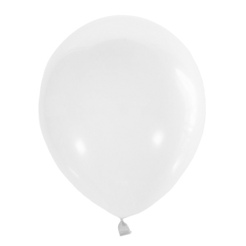 Воздушные шары,  100шт., М12/30см, ПатиБум, белый, пастель