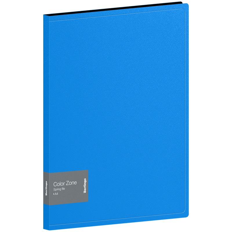 Папка с пружинным скоросшивателем Berlingo "Color Zone", 17мм, 1000мкм, синяя