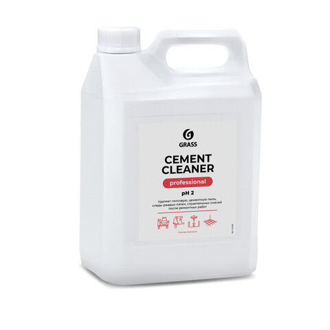 Средство для уборки после строительства 5,5 кг GRASS CEMENT CLEANER, кислотное, концентрат,