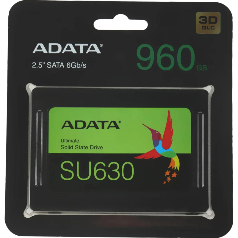 SSD накопитель ADATA Ultimate SU630(ASU630SS-960GQ-R),960GB, 2.5 7mm,SATA3