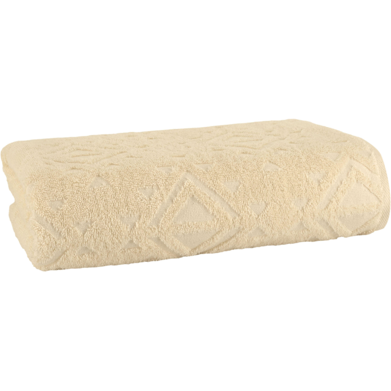 Полотенце TAC махровое JACQUARD 70х140 500 г/м2  BEIGE, бежевый