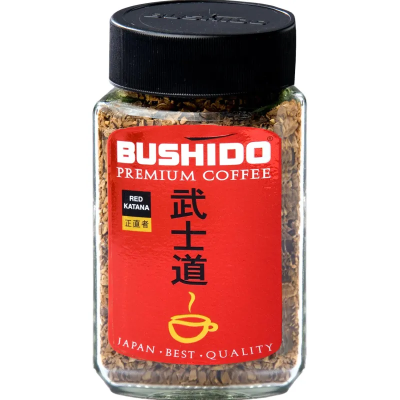 Кофе растворимый Bushido Red Katana 100 г (стекло)