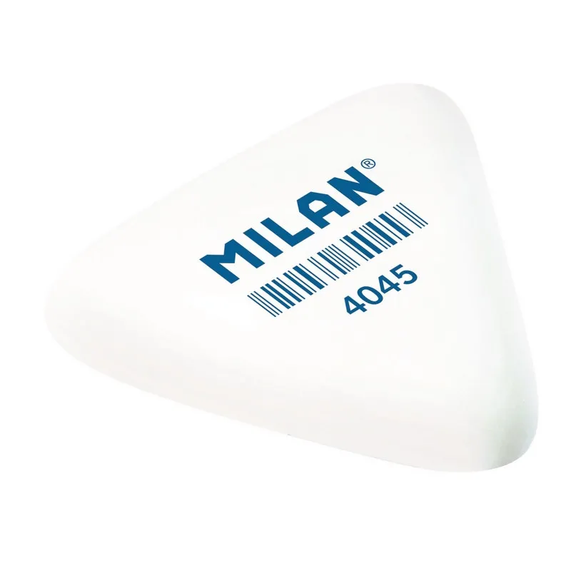 Ластик Milan 4045 каучуковый белый 39х34х9 мм