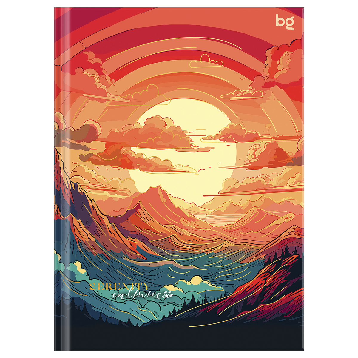 Бизнес-блокнот А6, 64л., ЛАЙТ BG "Сказочный мир", матовая ламинация, тиснение фольгой