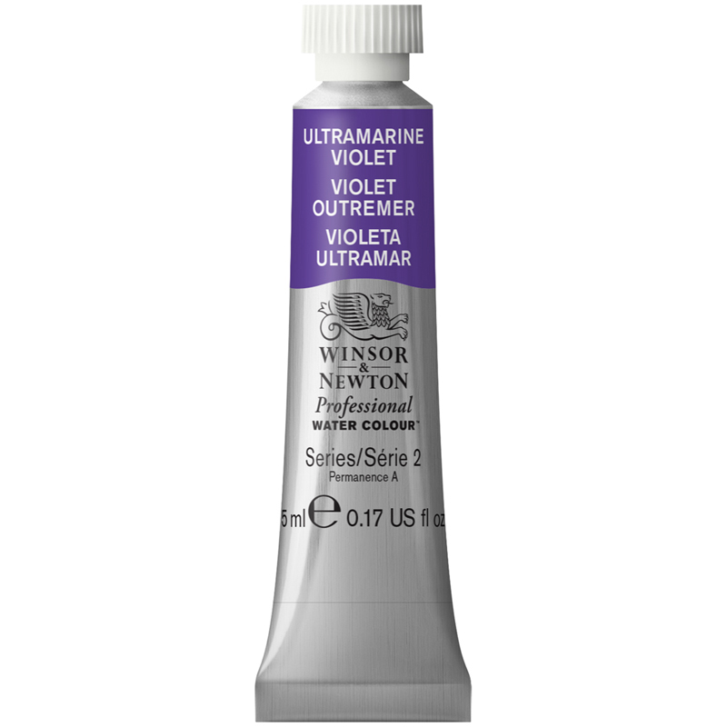 Акварель художественная Winsor&Newton "Professional", 5мл, туба, №672 ультрамарин фиолетовый