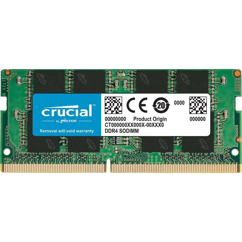 Модуль памяти Crucial DDR4 SO-DIMM 16Gb 3200МГц CL22 (CT16G4SFRA32A)