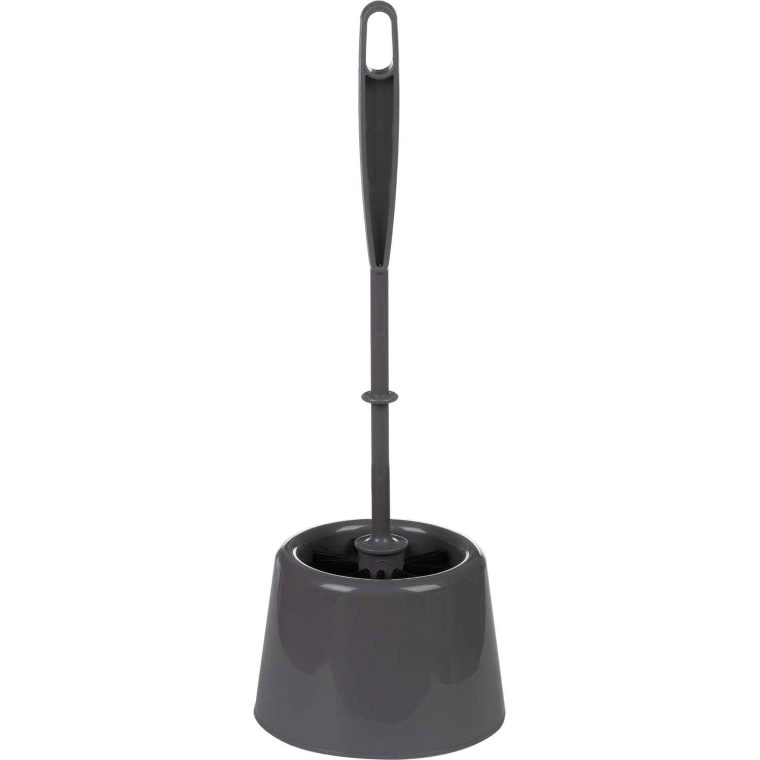 Ёршик для унитаза Azur Мини пластик серый 37 см (с подставкой)