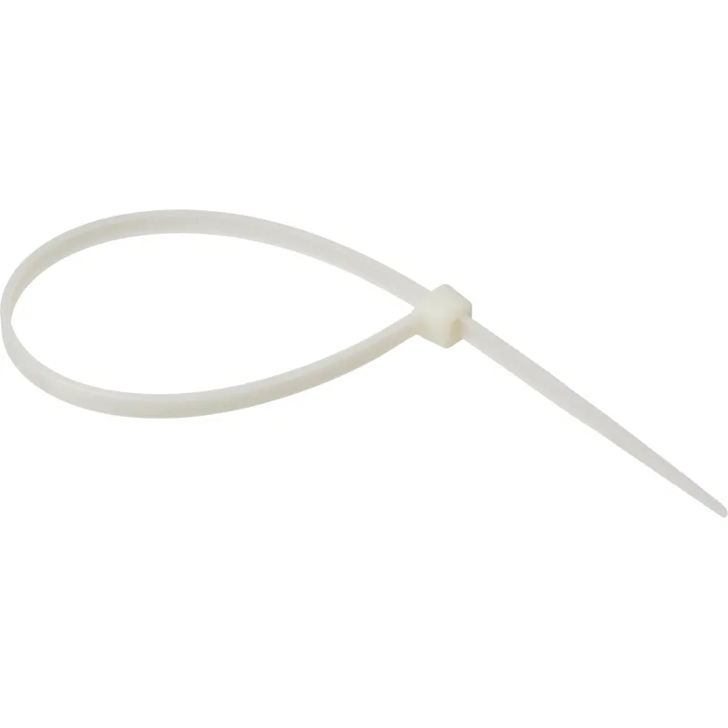 Хомут стяжка нейлоновая морозост TOPFORT 4х200 (3,6х200 мм) белый 100 шт/уп
