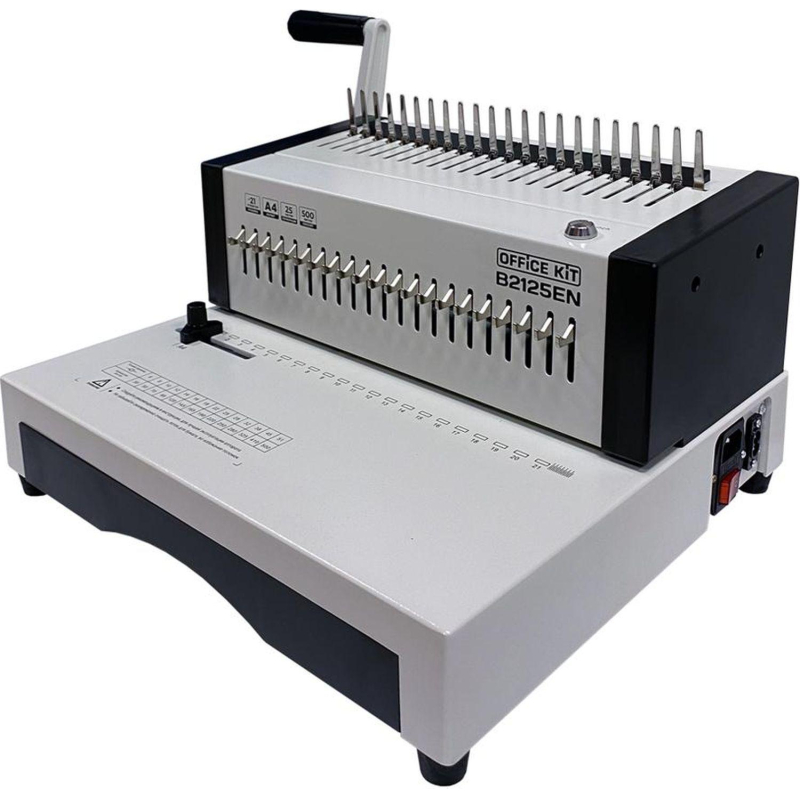 Брошюровщик Office Kit B2125EN A4-A5, 25л/500л., пл. пруж