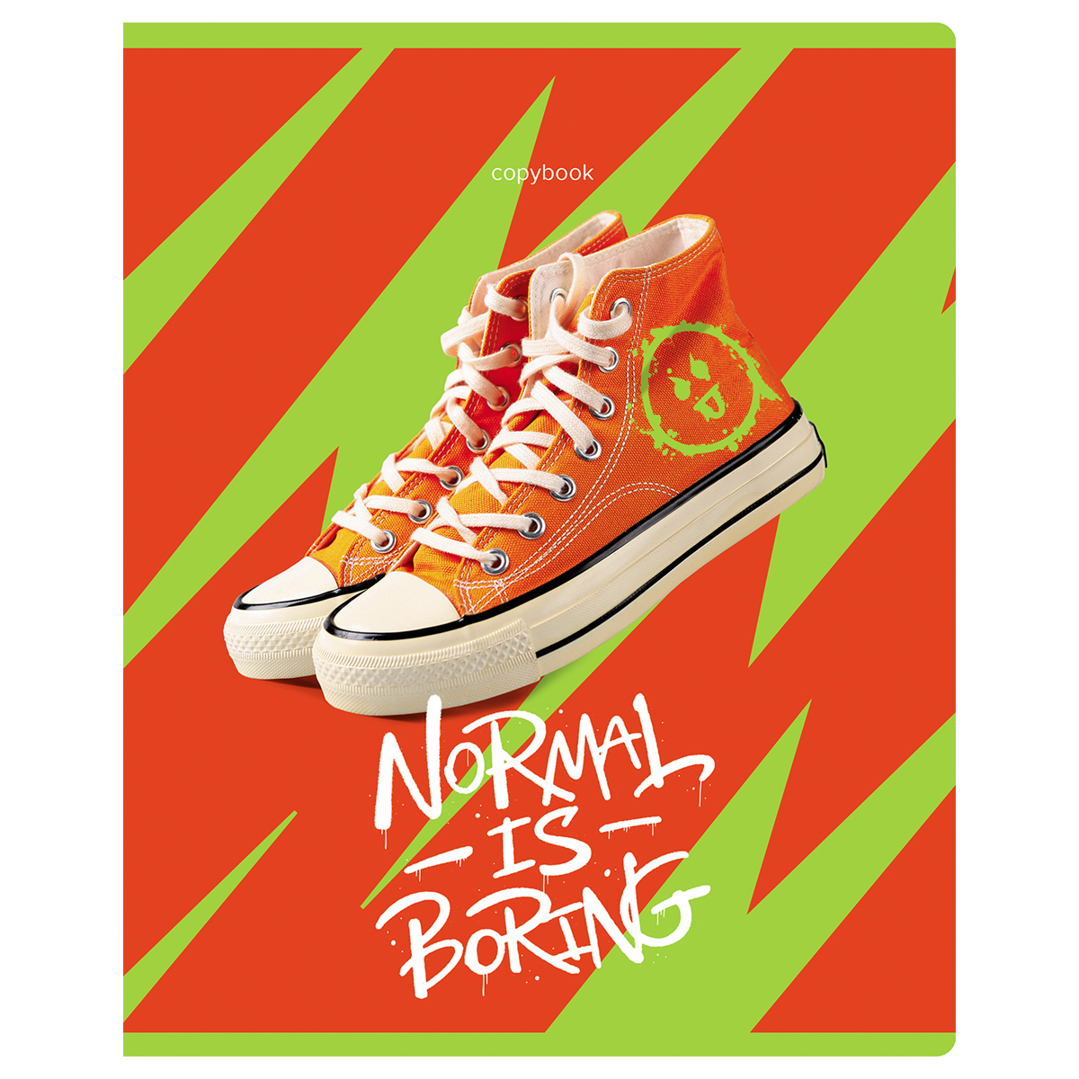 Тетрадь 48л., А5, линия BG "Свободный стиль", микро sandy-touch лак, с форзацем, 70г/м2