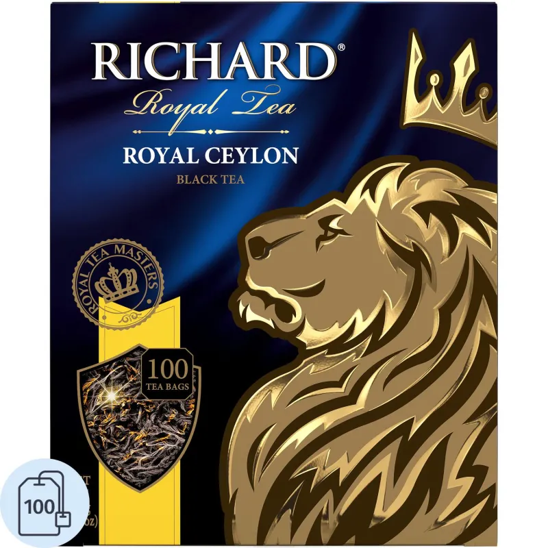Чай черный Richard Royal Ceylon сашет 2г*100пак