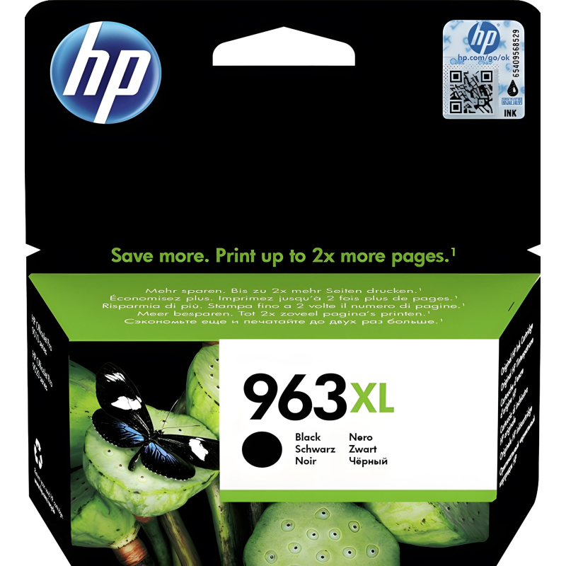 Картридж струйный HP 963XL 3JA30AE чер. пов.емк. OJ Pro 9010/9020