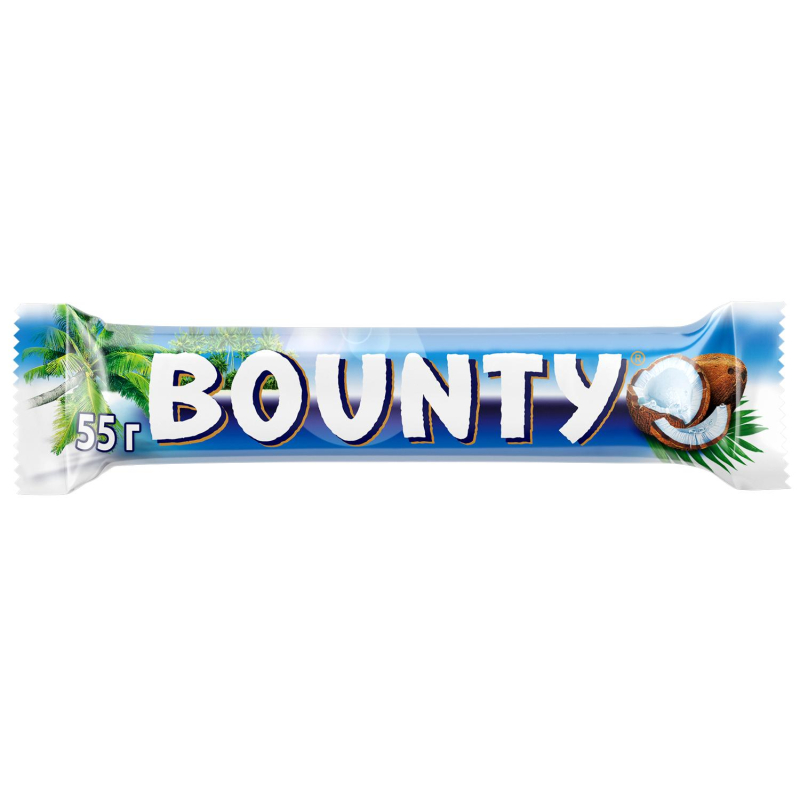 Шоколадный батончик Bounty 55г