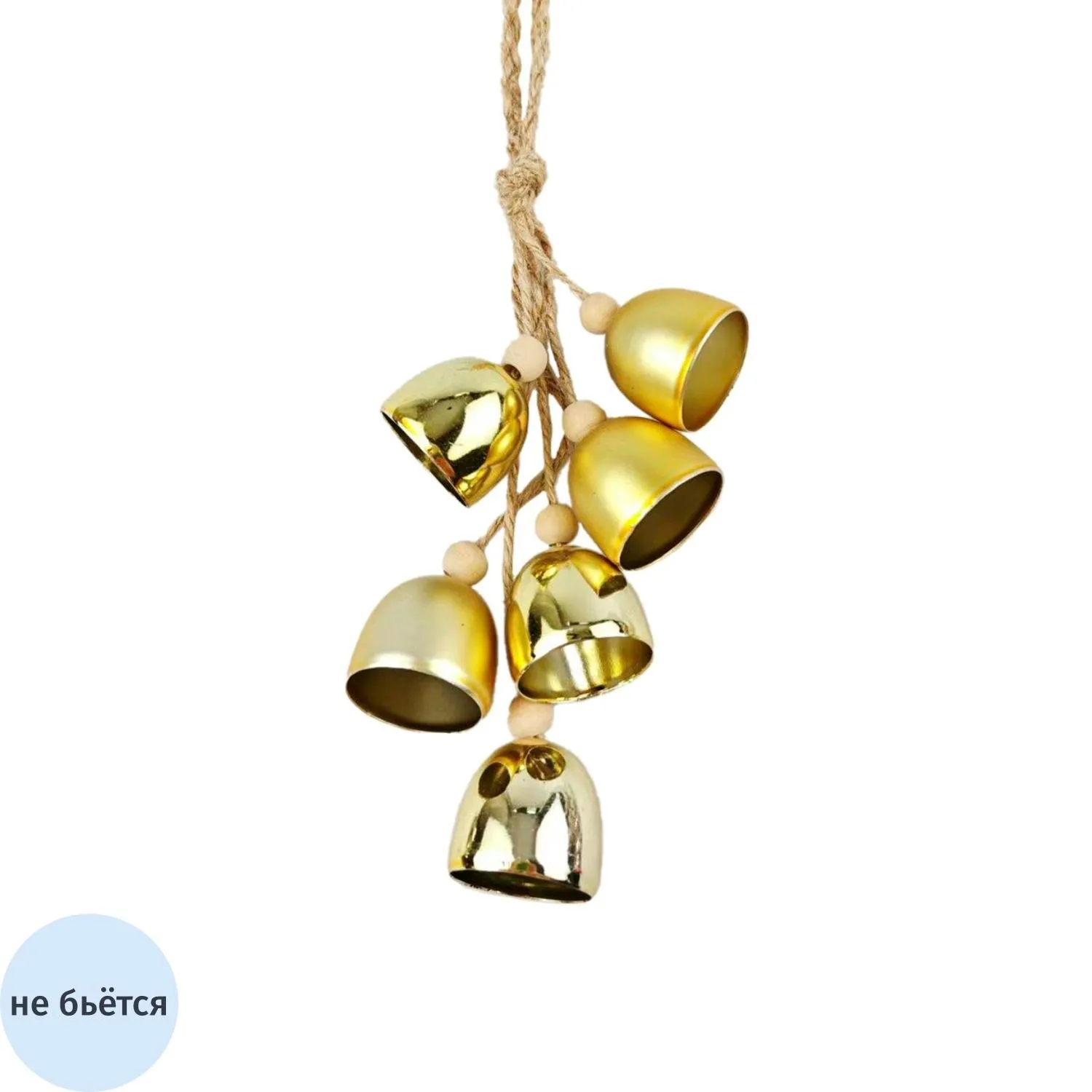 Игрушка Украшение НГ подвесное из ч/металла / 15х7х7см арт.94628