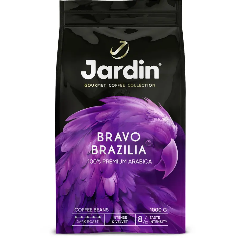 Кофе в зернах Jardin Bravo Brazilia 1 кг