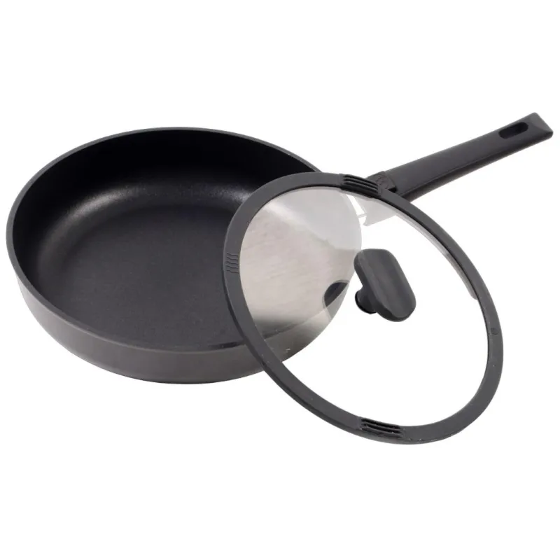 Сковорода 24см с кр., глуб., съемная руч, литой алюминий Panairo Chief