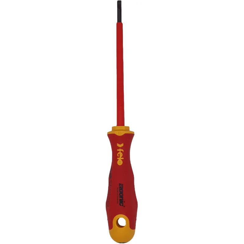 Отвертка диэлектрическая Ergonic плоская шлицевая 3,5X0,8X100 Felo 41303890