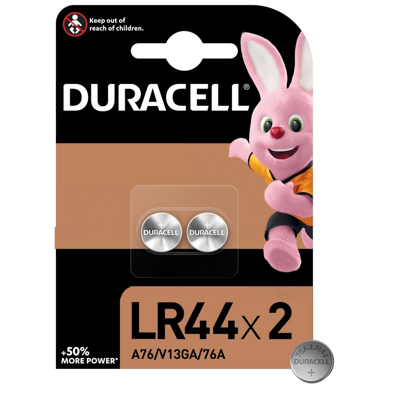 Батарея DURACELL LR44-2BL для электронных устройств бл/2