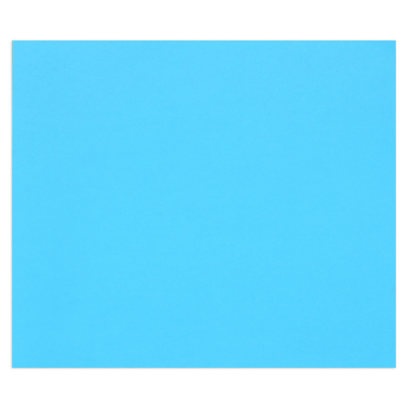 Цветная бумага 500*650мм., Clairefontaine "Tulipe", 25л., 160г/м2, бирюзовый, легкое зерно, 100%целл