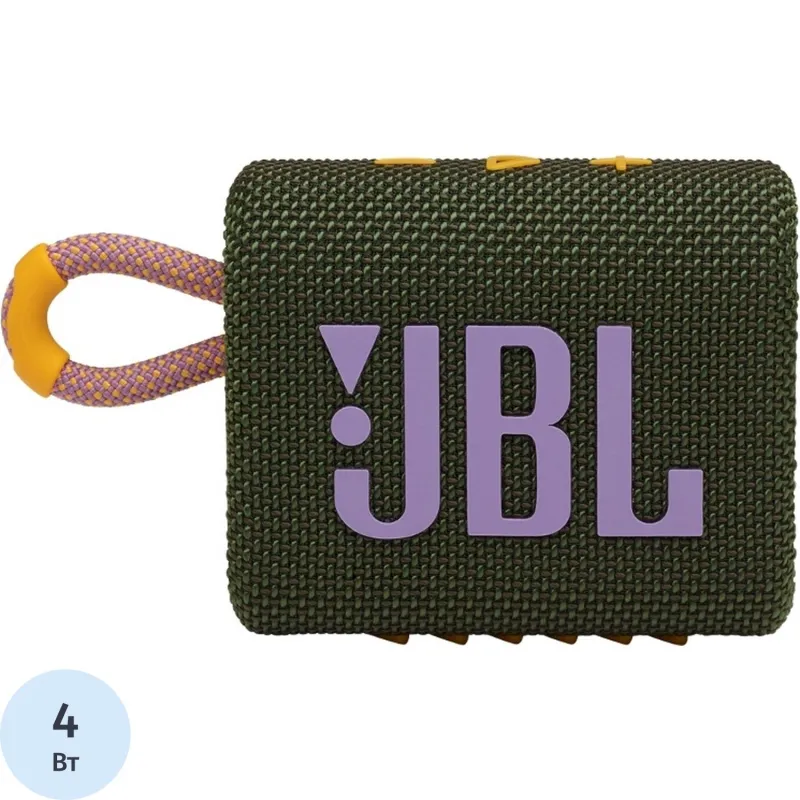 Акустическая система JBL GO 3 Green (JBLGO3GRN)