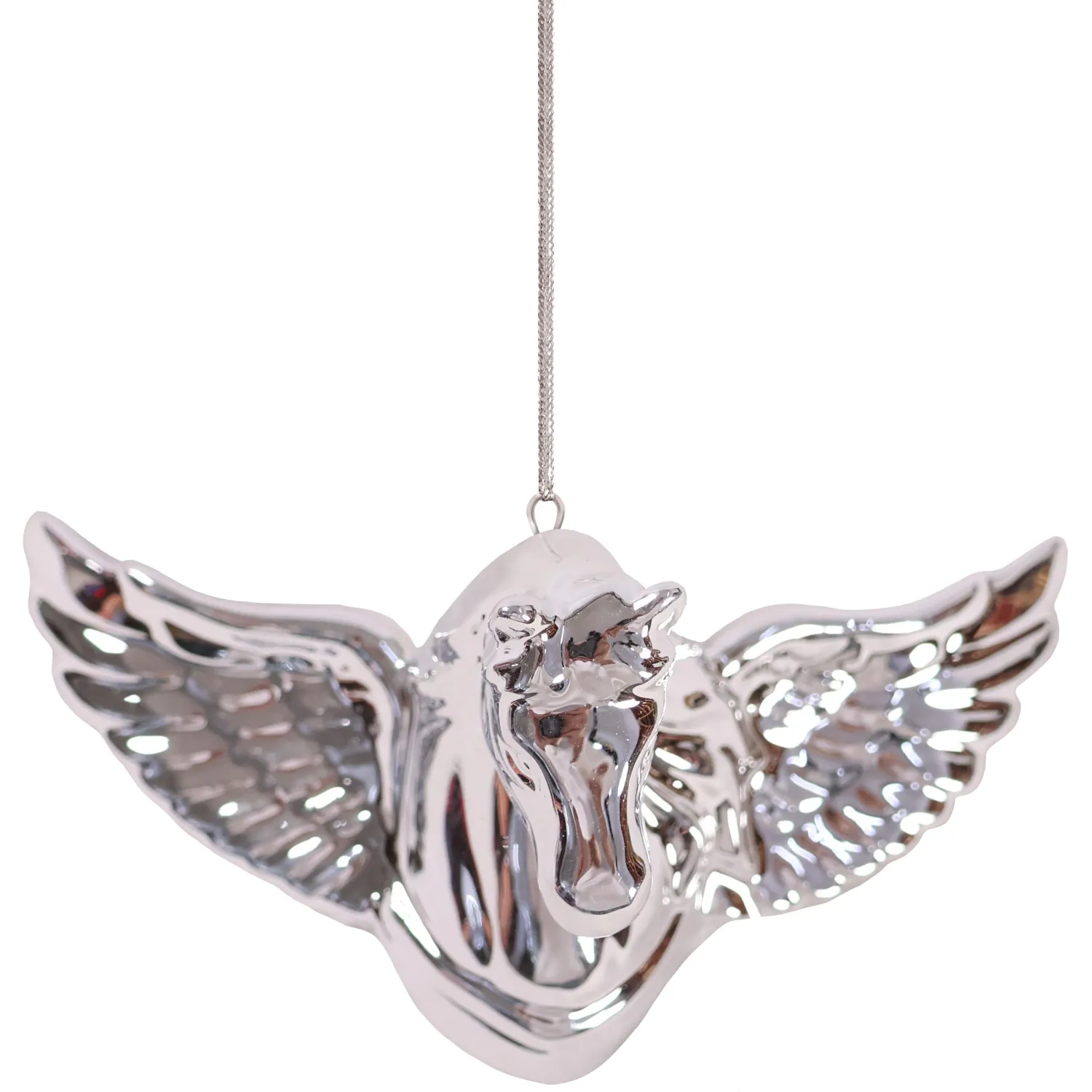 Игрушка Украшение НГ подвесное из фарфора / 5,6x4,8x9,7см арт.94959