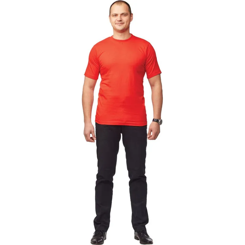 Трикотаж Футболка (160 г.) с кор.рукавом крас.(L)