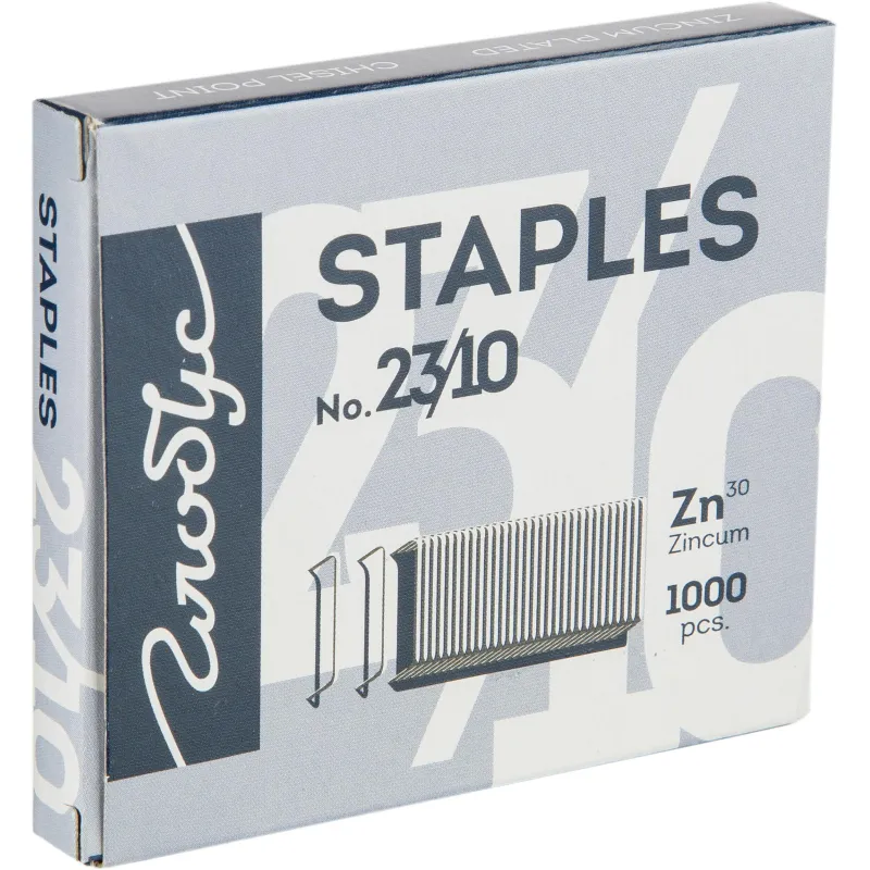 Скобы для степлера №23/10 оцинкованные 1000 ш