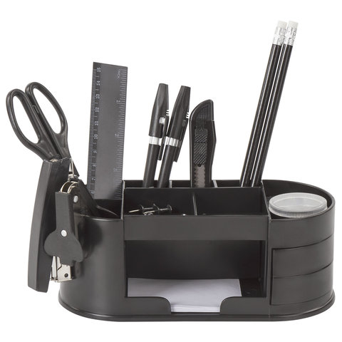 Канцелярский набор STAFF "Омега", 16 предметов, невращающаяся конструкция, 231080 Канцелярский набор STAFF "Омега", 16 предметов, невращающаяся конструкция, 231080