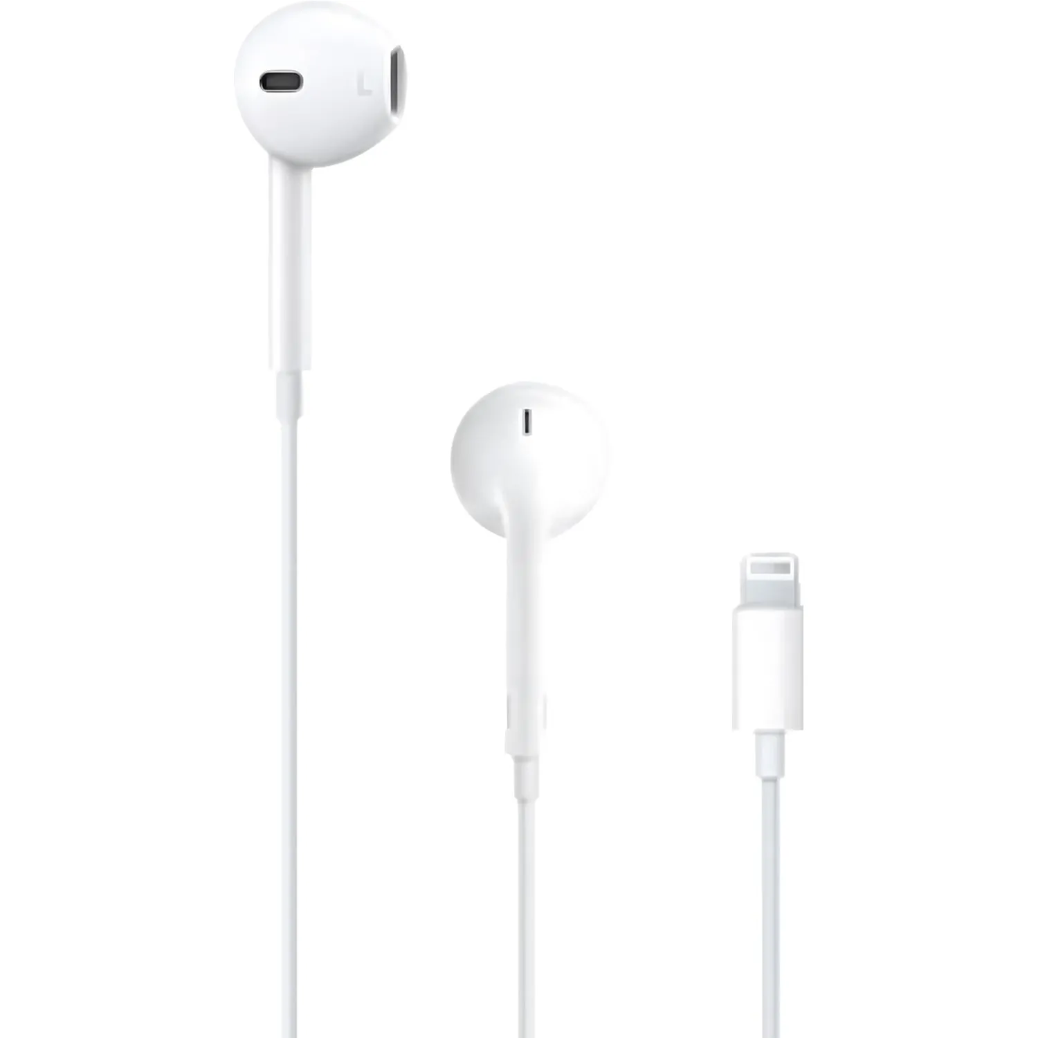 Наушники Apple EarPods с разъёмом Lightning белые (MWTY3)