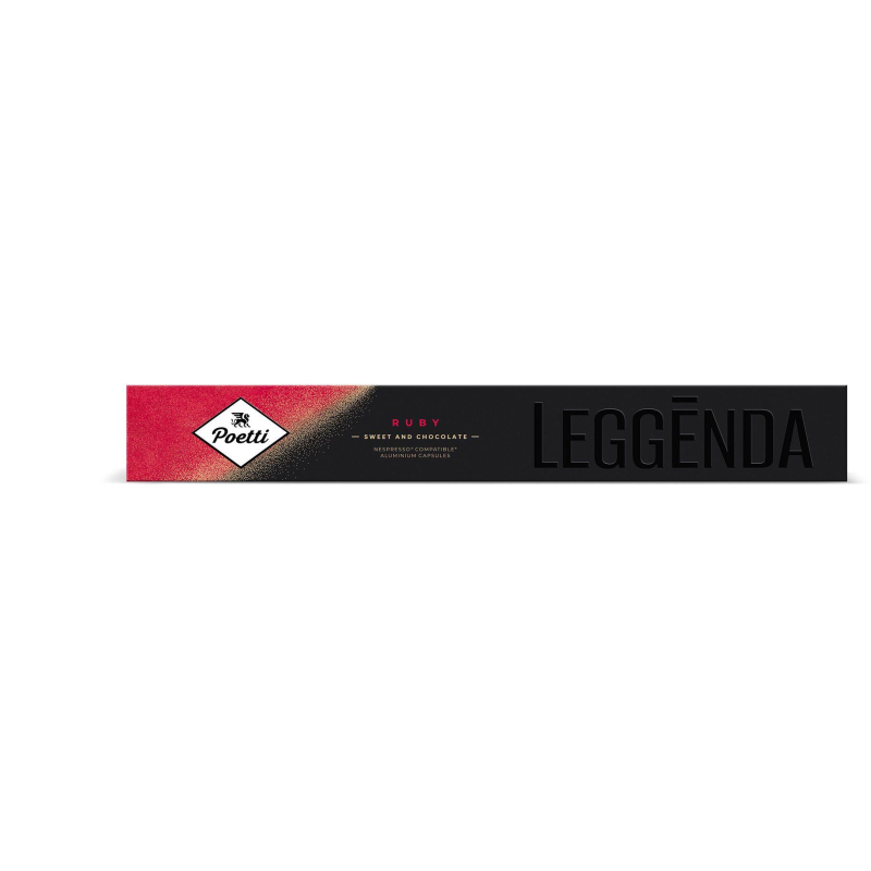 Кофе в капсулах Poetti Leggenda Ruby (Nespresso Original), 5,3грx10шт/уп