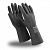 Перчатки неопреновые MANIPULA ХИМОПРЕН, хлопчатобумажное напыление, К80/Щ50, размер 10-10,5 (XL), черные, CG-973