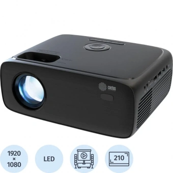 Проектор Cactus CS-PRM.07B.Full HD LCD 3200Lm ANSI 1500:1 3xHDMI 1.1