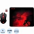 Мышь игровая Redragon M601WL-BA чёрная (78227)