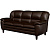 Диван MV_ERest_BAYU 3м PU Ecotex 3069 (т-коричневый)