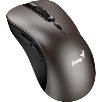 Мышь компьютерная Genius Ergo 8100S, беспроводная, титан-шампань