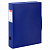 Короб архивный 330х245х70 мм, пластик, разборный, до 600 листов, синий, 0,9 мм, BRAUBERG EXTRA, 272893