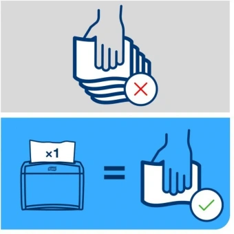 Салфетки бумажные д/дисп Tork Xpressnap N4 200л 20пач/уп 10844