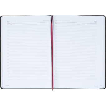 Ежедневник недатированный Attache Velvet искусственная кожа A4 136 листов черный (210x300 мм)