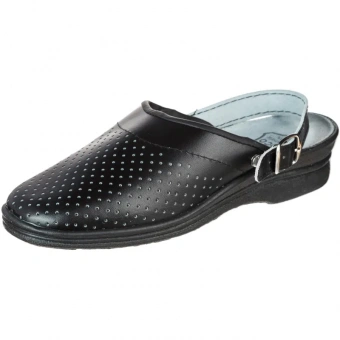 Спец.обувь Сабо жен.нат.кожа цв.чёрный(р.37) (4-12-7)