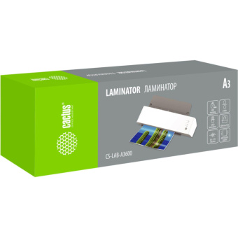 Ламинатор Cactus CS-LAB-A3600 A3 (80-125мкм) 60см/мин (2вал.) лам.фото