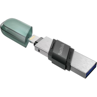 Флеш-память SanDisk  iXpand Flash Drive Flip 128GB/(SDIX90N-128G-GN6NE)
